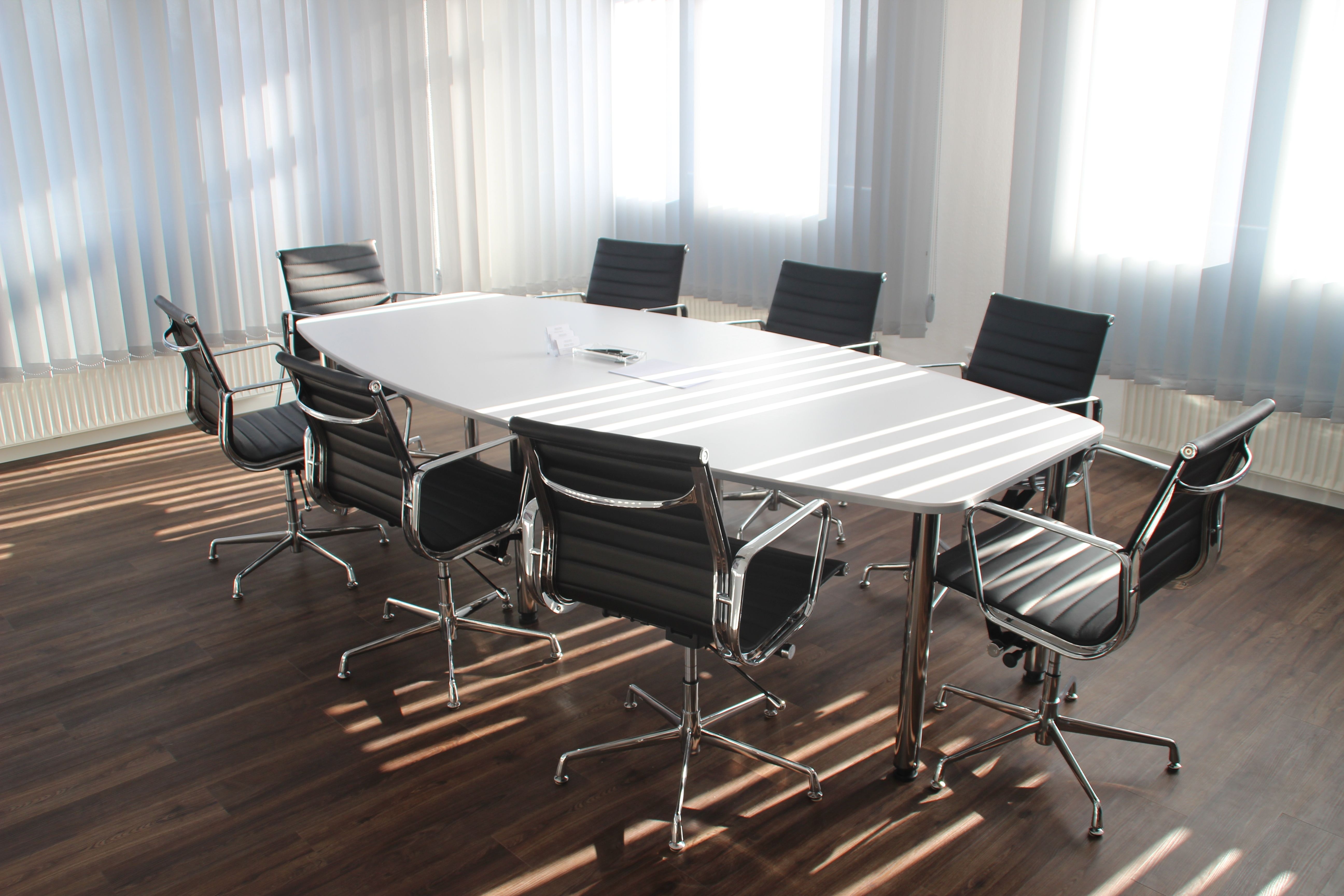 Empty meeting room